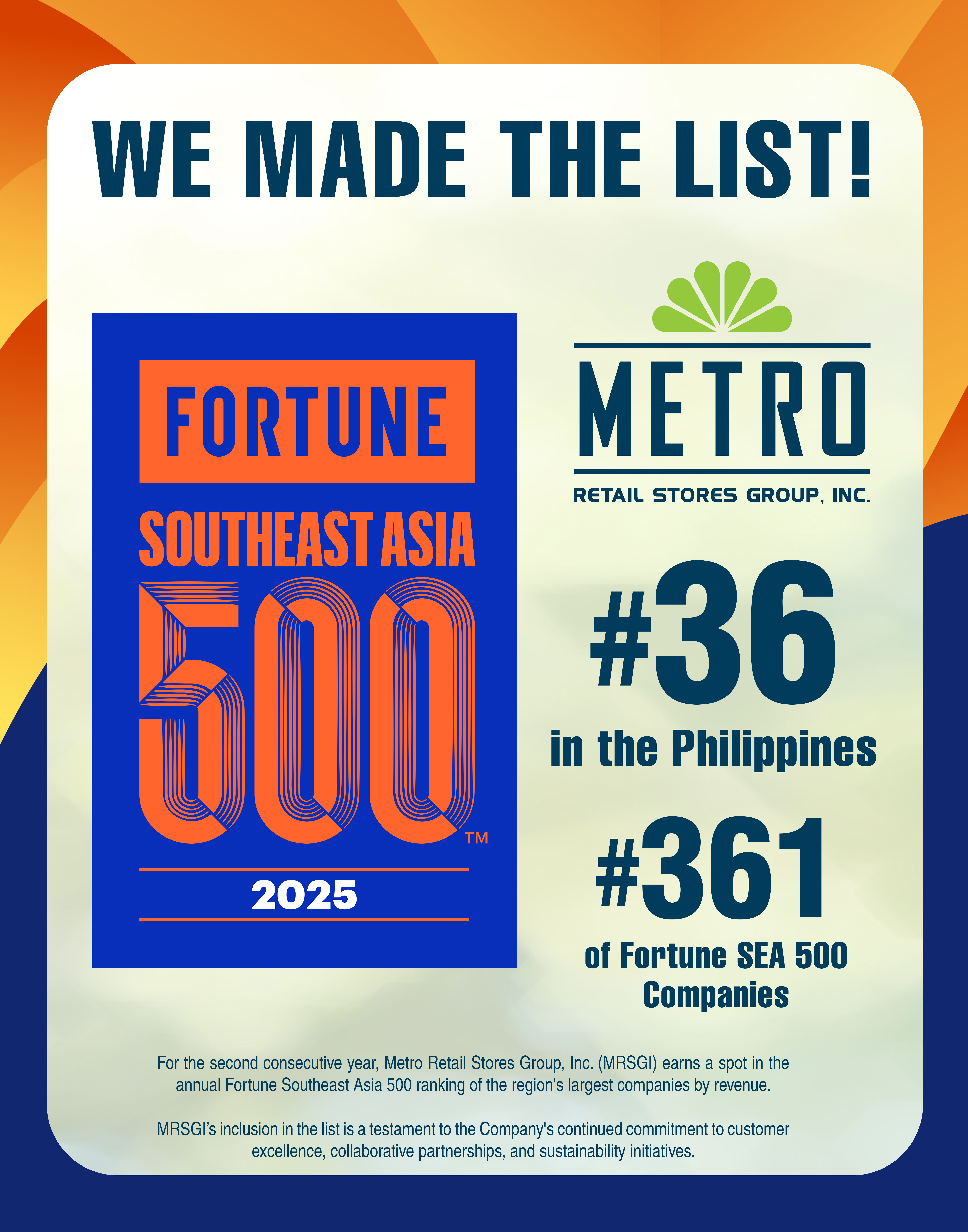 Fortune SEA 500 poster