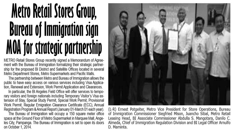 Metro BI News Release Punto