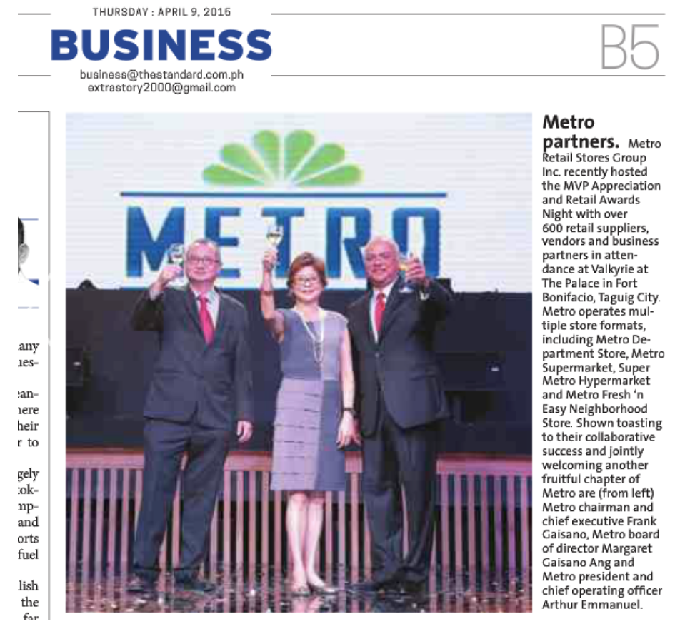 Photo Release Metro partners