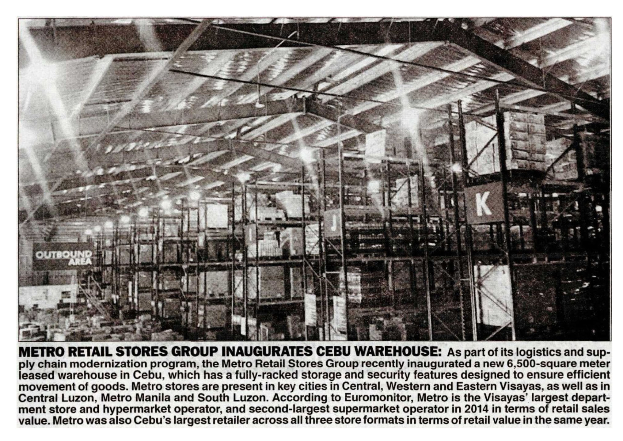 Metro Retail Stores Group Inaugurates Cebu Warehouse