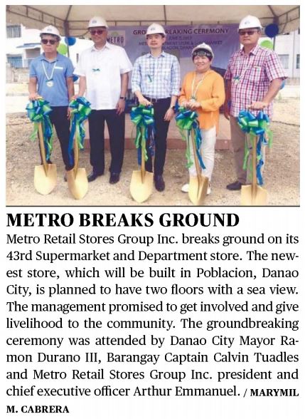 Metro breaks ground