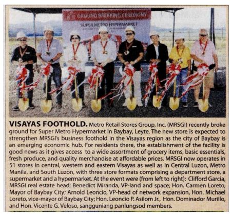 Visayas Foothold Manila Standard Today