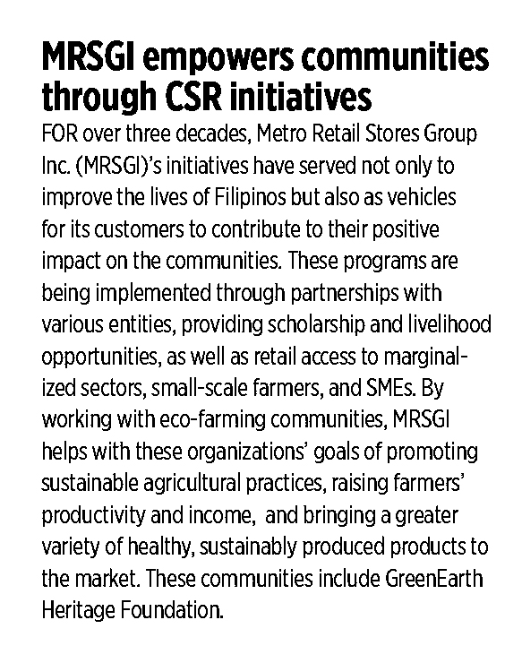 Feb 28 2022 MRSGI empowers communities through CSR initiatives Business World