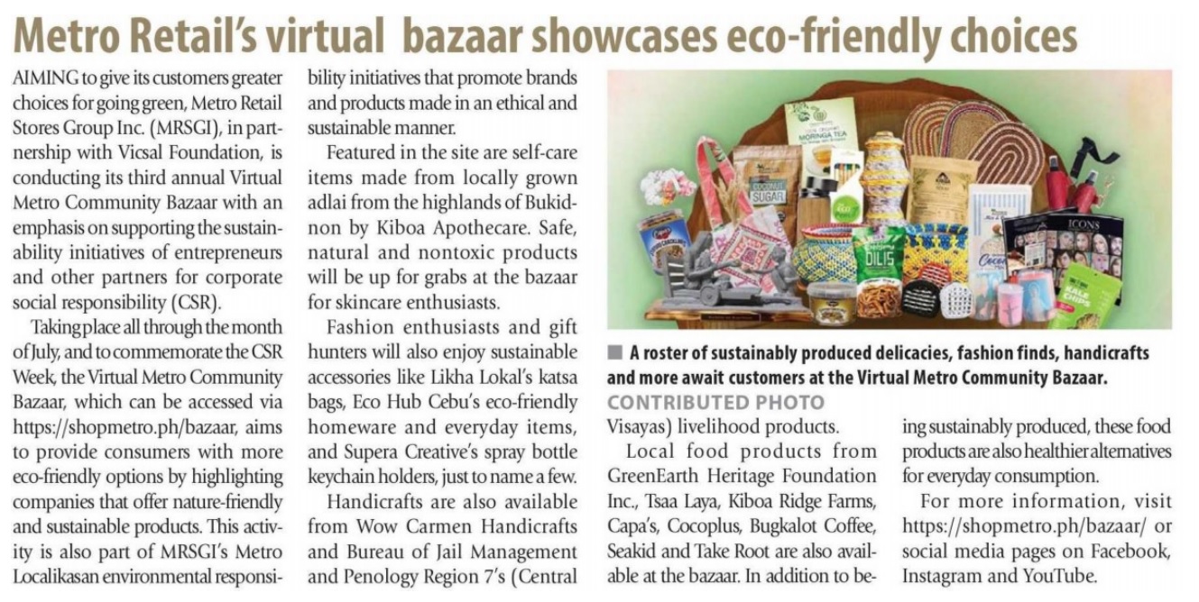 Metro Retails virtual bazaar showcases eco friendly choices The Manila Timesjpg